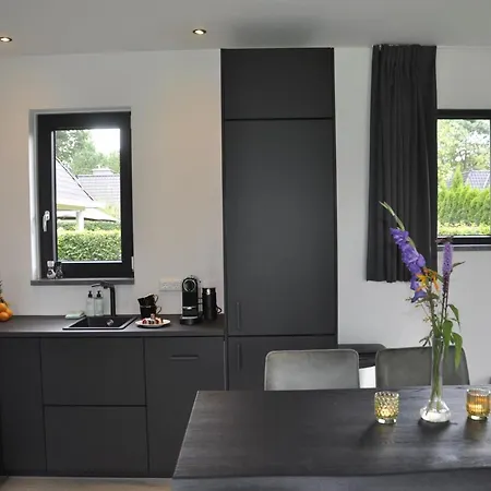 The Black Oak - Luxe Bungalow Met Prive Sauna Voorthuizen Exterior photo